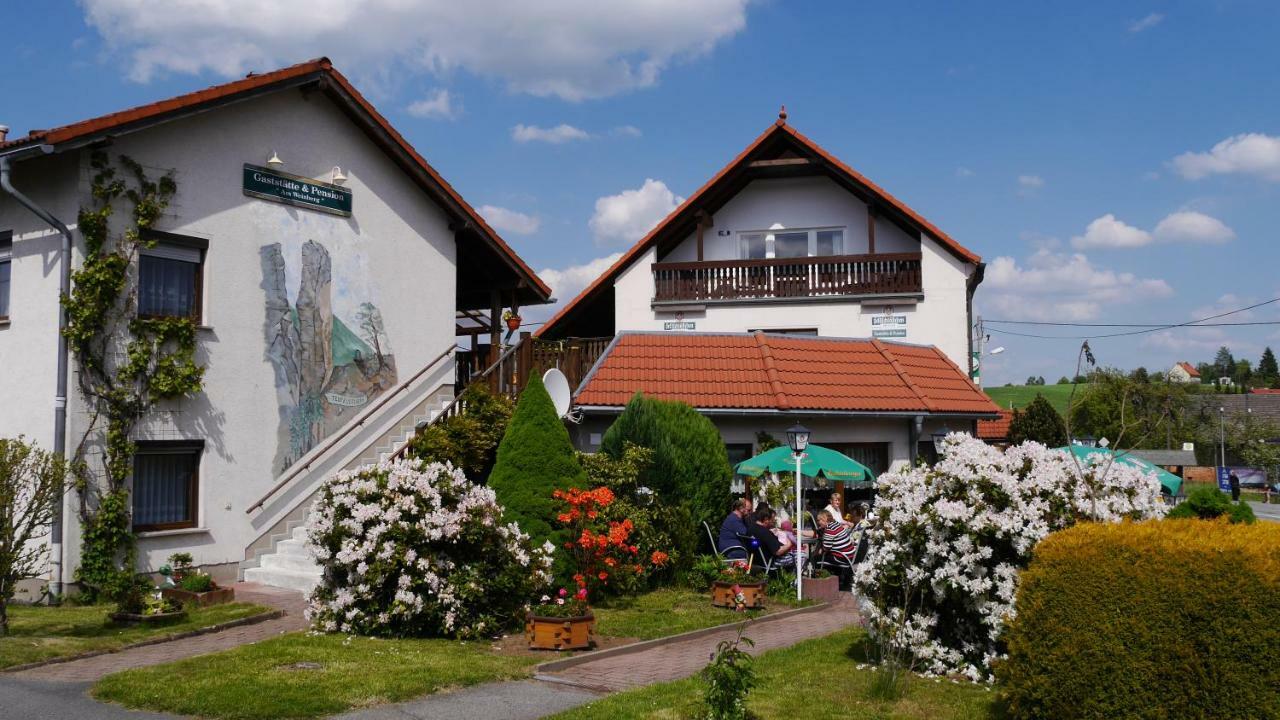 Pension Am Weinberg Saechsische Schweiz Mittelndorf ภายนอก รูปภาพ