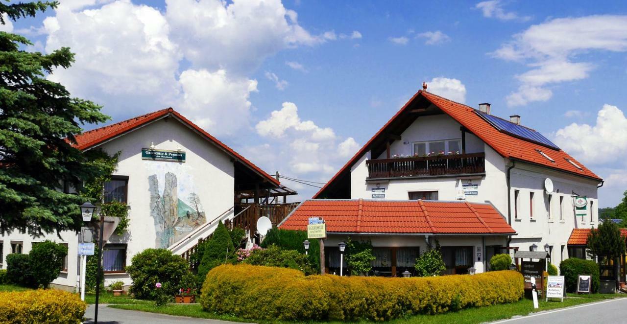 Pension Am Weinberg Saechsische Schweiz Mittelndorf ภายนอก รูปภาพ