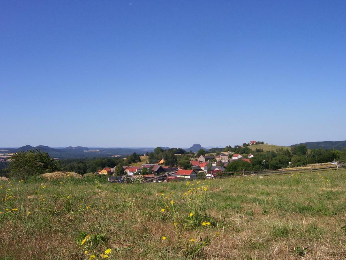 Pension Am Weinberg Saechsische Schweiz Mittelndorf ภายนอก รูปภาพ