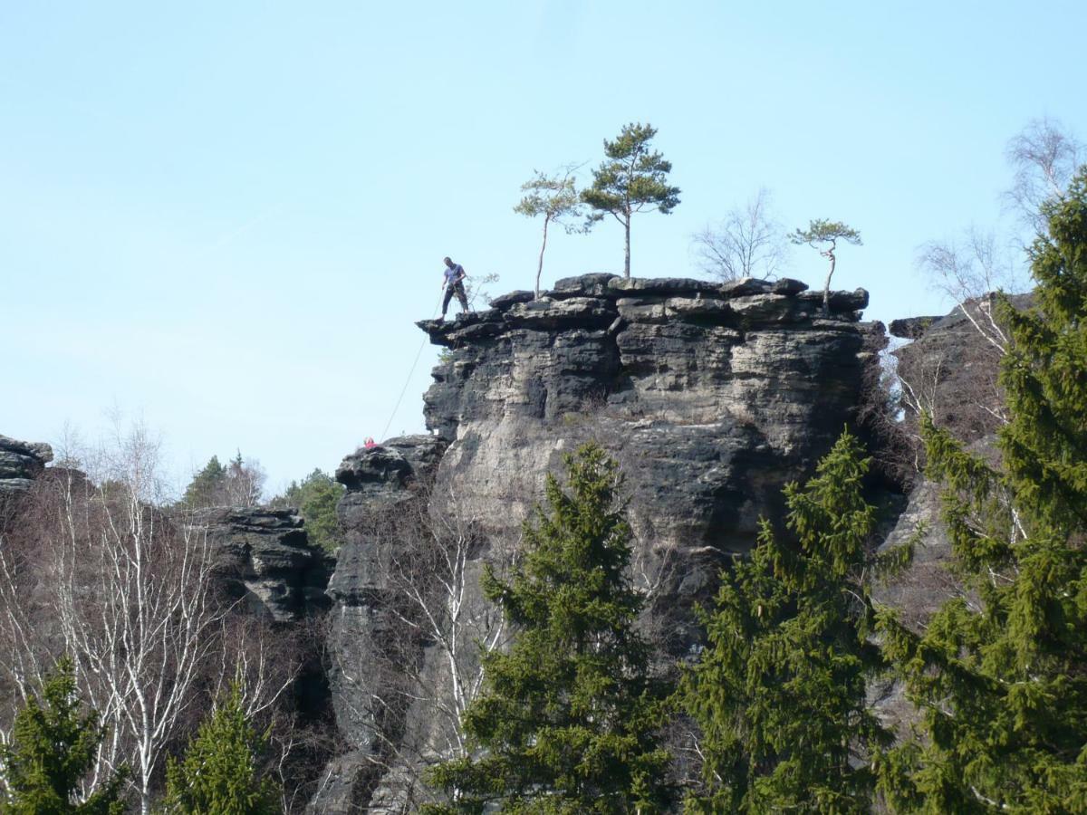 Pension Am Weinberg Saechsische Schweiz Mittelndorf ภายนอก รูปภาพ